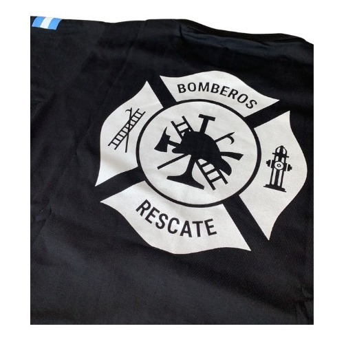 Imagen 2 de 4 de Remera Bombero Se Nace