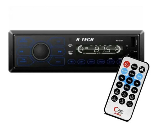 Rádio Mp3 H-tech Ht-2120 Bluetooth 2 Usb Sd Card C/ Controle