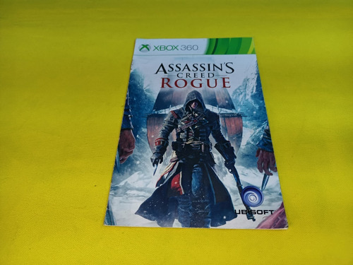 Manual Original Assassin's Creed Rogue  Xbox 360