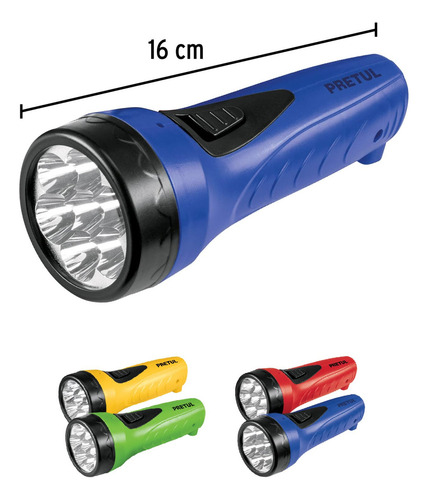 Linterna Recargable De Led 30 Lm A Granel Pretul 24039 Colores