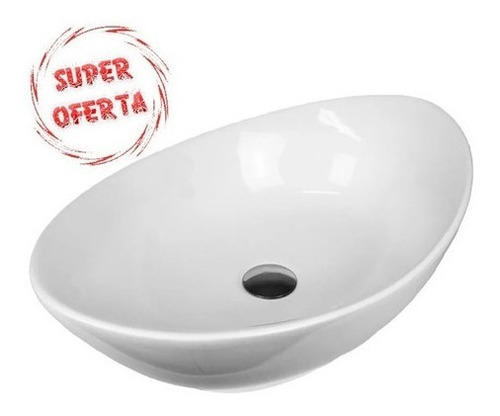 Cuba Banheiro Lavabo Apoio Canoa Louça Porcelana Branca Cor Branco