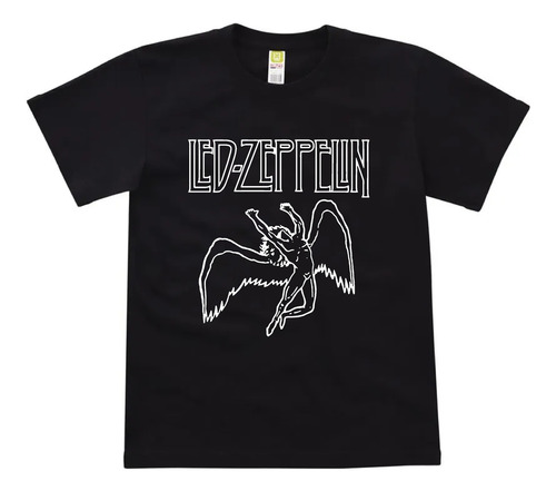 Playera Rock Para Niños Led Zeppelin, Slipknot, Metallica