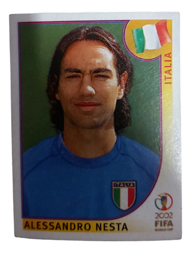 Figurita Alessandro Nesta Mundial Corea Japon 2002