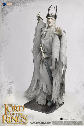 Boneco Senhor Anéis Rei Bruxo Asmus Toys Gandalf Arag Figure
