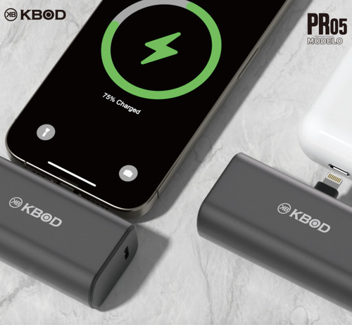Batería Power Bank 5.000 Mah Kbod Mini Pr05 Dual Hasta 20w