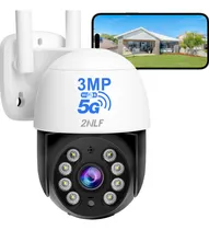 Comprar Cámara De Seguridad Para Exteriores Ultra Hd Wifi6 5g\u002F2.4g Con Sirena Led Conversación Bidireccional Con Seguimiento De Movimiento Conectividad Bluetooth Impermeable Ip66