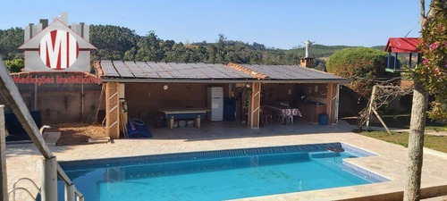Linda Chácara Com 2 Dormitórios, Piscina, Pomar, À Venda, 1500 M² Por R$ 680.000 - Zona Rural - Pinhalzinho/sp - Ch0737