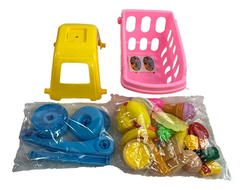 Carro De Compras Supermercado +20 Accesorios Juguete Niños