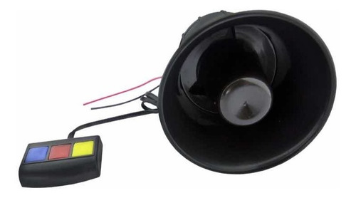 Imagen 2 de 6 de Sirena Bocina Alarma Policía 3 Tonos 12v 30w Autos