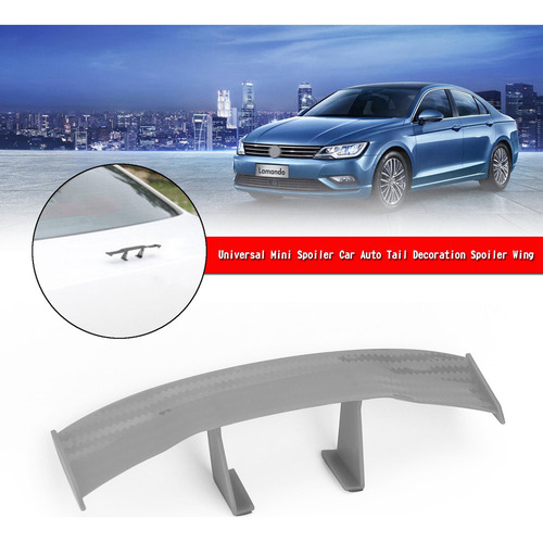 Gd1 Alerón Automático Universal Mini Spoiler Wing Grey