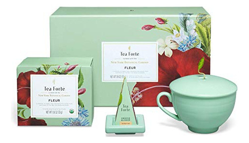 Fleur Gift Set With Cafe Cup, Tea Tray And 10 Handcraft..