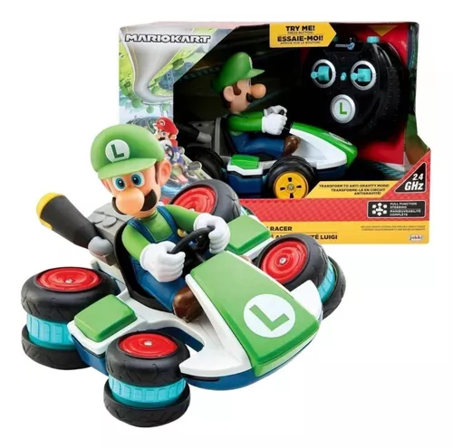 Carrinho Controle Remoto Super Mario Kart Nintendo Luigi