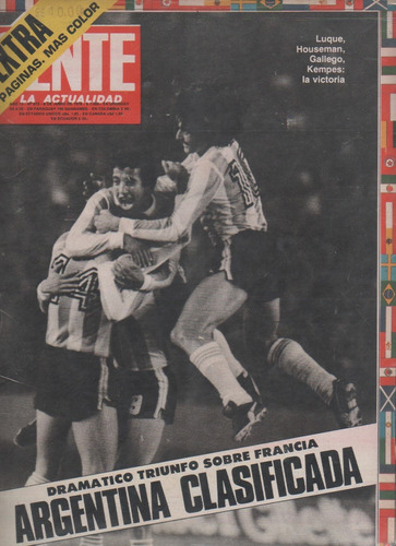 Revista Gente Nº 672 * Argentina Vs Francia - Mundial 1978 *
