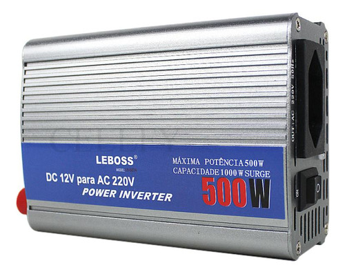 Inversor Energia 500w Transformador Conversor 12v Para 220v