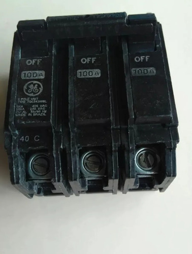 Breaker Eléctrico Ge 3x100 Amp