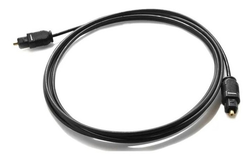 Imagem 2 de 3 de Cabo De Áudio Óptico Digital 3 Metros Toslink 3m Plug Gold