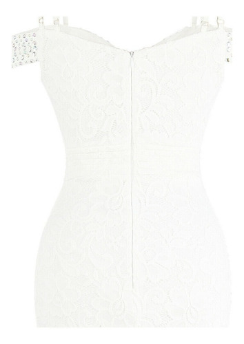 Vestido Importado Encaje Y Piedras Forrado Novias Y 15 Años
