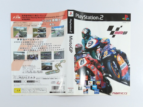Moto Gp Original Japonês Ps2 Encarte E Manual