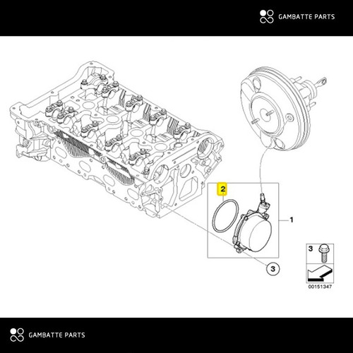 Liga De Bomba De Vacio Mini Cooper One Motor N12 Mod 2007