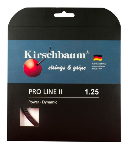3 Cuerdas Tenis Kirschbaum Pro Line Pack 1.25