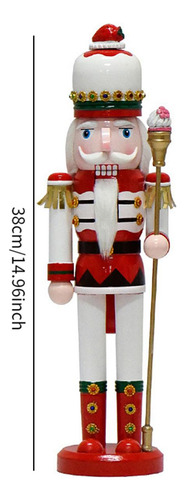 Estatua Cascanueces, Figura Decorativa De Madera, Adorno De