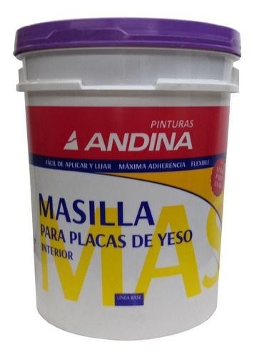 Masilla Placas De Yeso Durlock Andina 30kg // Casa Scalise