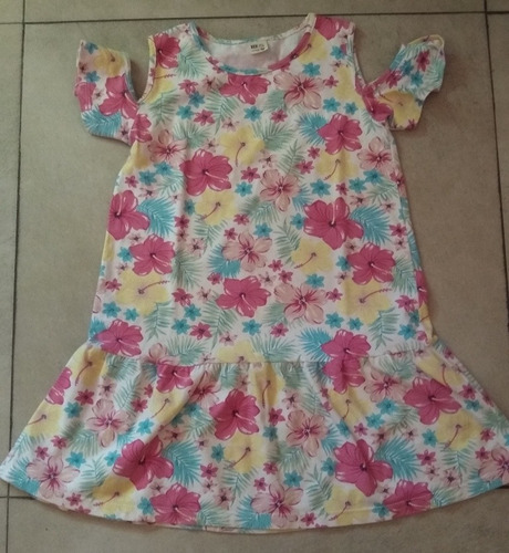 Vestido Nena Marca Elv Talle 14 (para 8-10 Años Aprox)