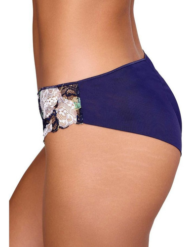 Coqueta Panty Diseñada En Encaje Y Tela Lisa, 1-78080