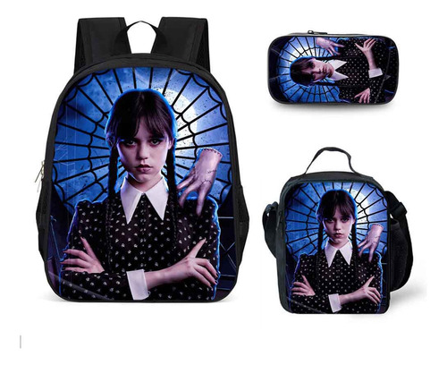 Mochila De Estudiante De Wednesday Addams Home