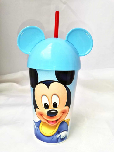 Sorpresas Infantiles Vaso Pitillo Mickey Y Minnie Mouse