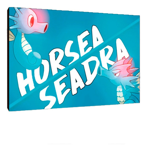 Cuadros Poster Pokemon Horsea Evolucion 15x20 (sra 2)