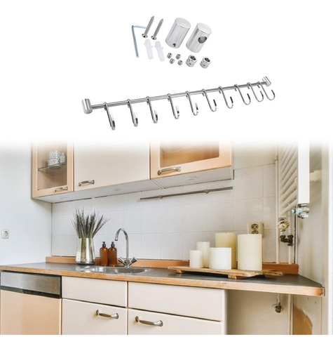 D Estante Para Utensilios De Cocina Y Tazas Para Colgar En