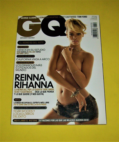 Rihanna Revista Gq España David Gandy Leonardo Dicaprio
