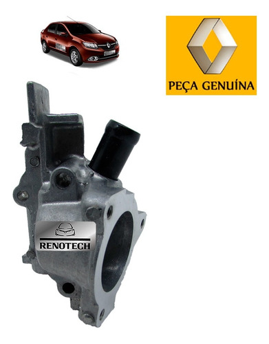 Flange Da Valvula Termostatica Logan Ii 1.6 8v 8200493154 