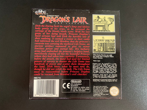Dragon´s Lair Game Boy (Usado)