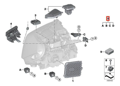 Kits De Soporte De Reparación Frontal Derecho V6 63119477824