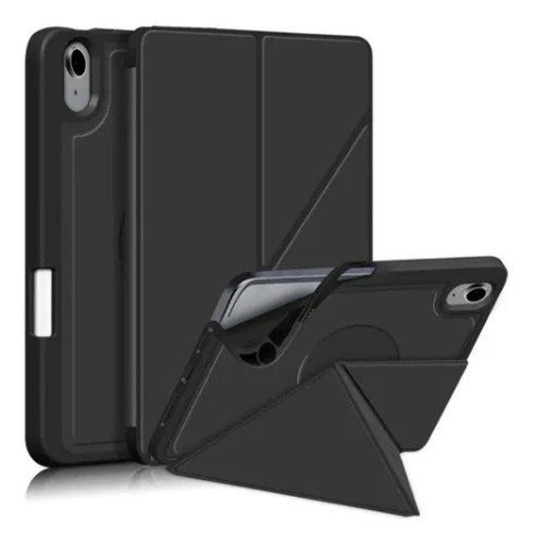 Funda Teknet Para iPad Mini 7 2024 8.3 Magnética Silicon Color Negro