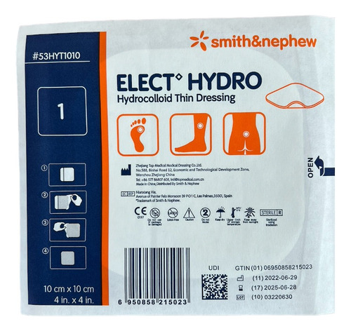 Elect Hydro 10x10 Extradelgado ( 1 Pieza - 1 Apósito)