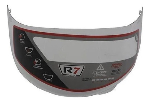 Mica Transparente Hro 3400, Boss Edge, Agv K1, Mas Mecanismo Transparente