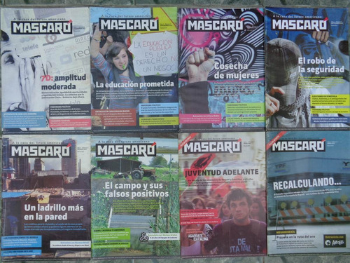 Lote 8 Revistas Mascaró Política Sociedad 2012