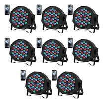 Comprar Jajaluya Par Lights 36 Led Stage Lights 9 Modos Rgb Dj Light