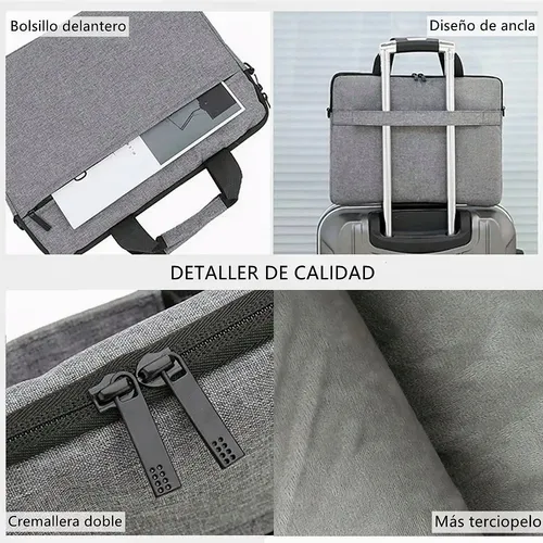 Funda Impermeable Para Laptop 15.6 Negro