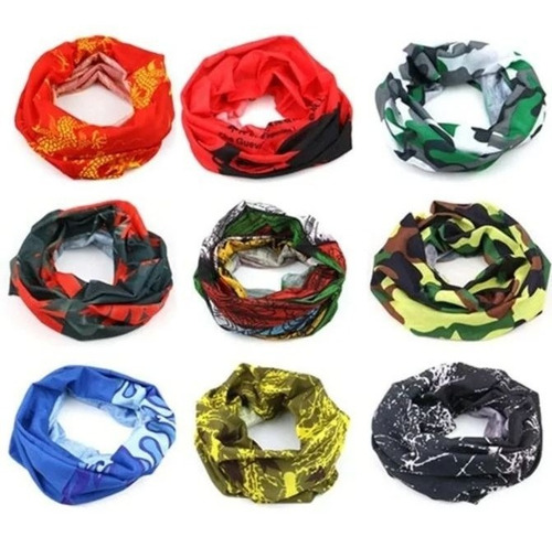 Pack 5  Bandanas Multifuncional Sorpresa Cumpleaños