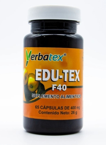 Extracto De Hierbas Varias Edu Tex F40 En Capsulas