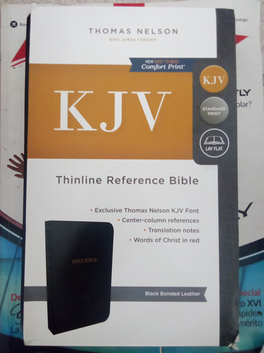 Biblia King James En Ingles Versión Refe. Carátula Negra