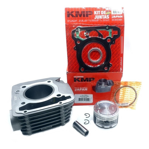 Kit Cilindro Pistao Aneis  Juntas Kmp Honda Cb300 / Xre300