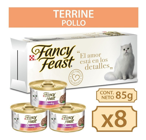 Alimento Húmedo Para Gato Fancy Feast® Terrine Con Pollo 85g