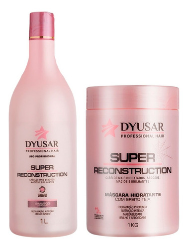 Kit De Hidratação Super Reconstrução Dyusar Professional