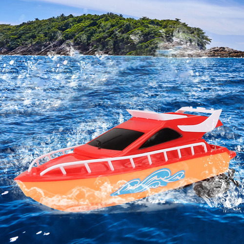 Lancha Motora C Cool Red Water Con Control Remoto Para Niños
