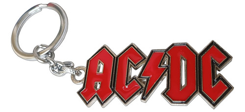 Ac/dc  Llavero En Metal